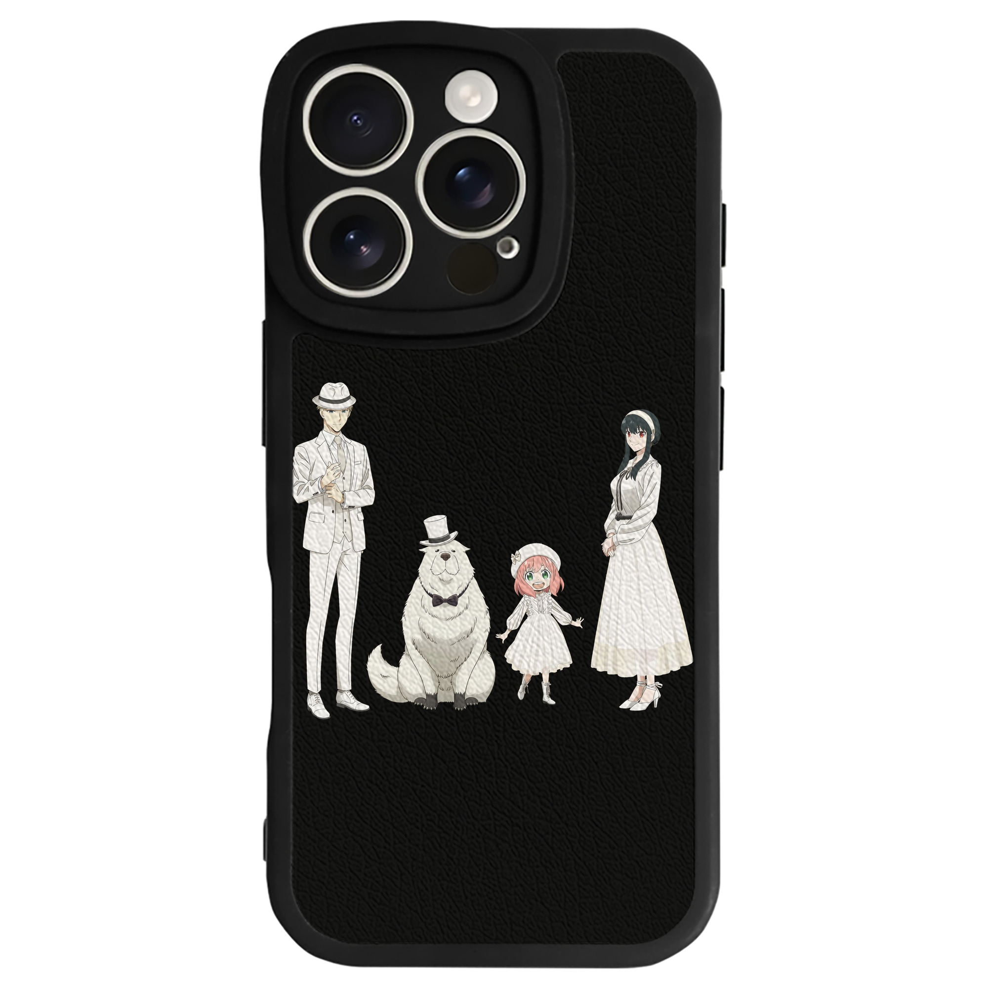 （画像用） SPY×FAMILY间谍家家酒 【iPhone 16シリーズ対応】シリコンスマホケース（レザー調） 材質：シリコン